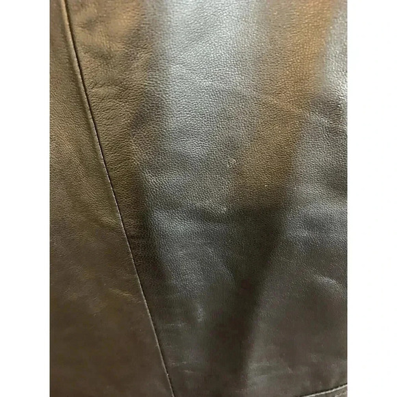 Michael Kors Real Leather Moto Jacket Asymmetrical Zip Black NWT $250 - 1X AS IS - Picture 13 of 16